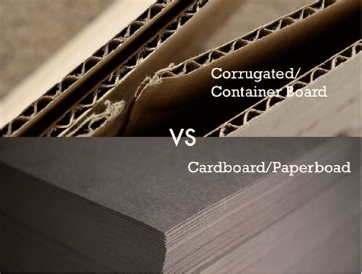 Are cardboard and paper the same?
