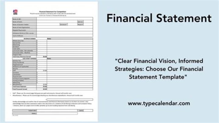 Are financial statements done monthly?