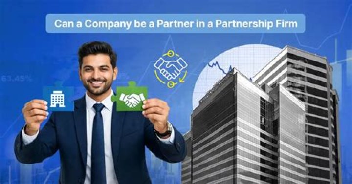 Can a company be a partner in a partnership?
