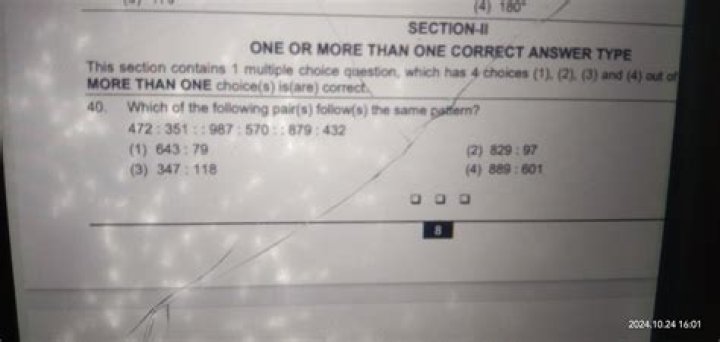 Can a survey have more than one correct answer?
