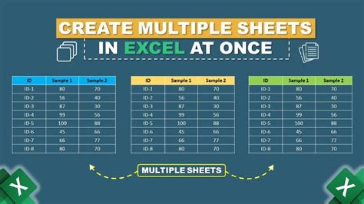 Can I create multiple Excel sheets at once?