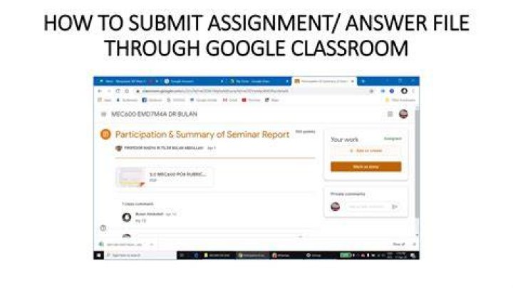 Can you submit assignments late on classroom?
