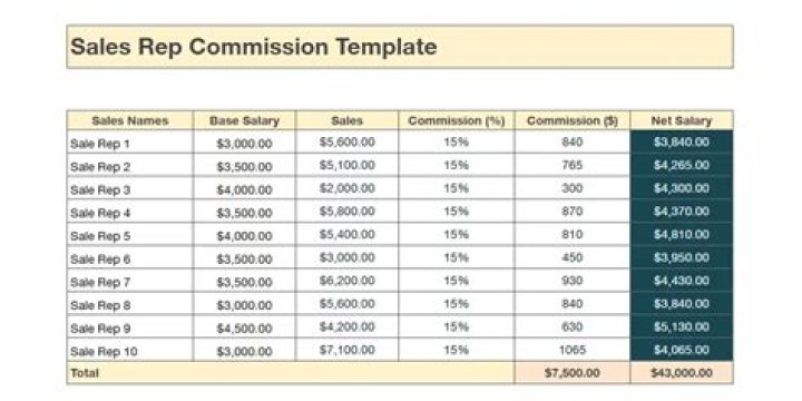 Do sales reps work on commission?