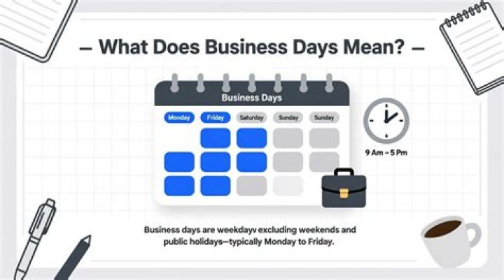Does 2 business days mean?