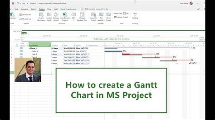 Does Microsoft Project have a Gantt chart?