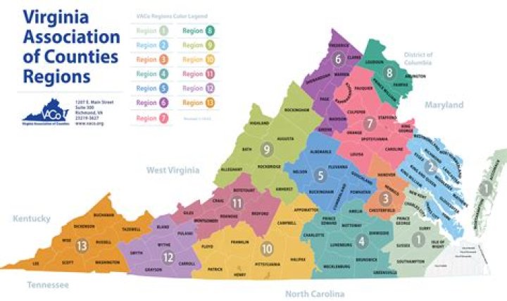 How big is Virginia compared to states?