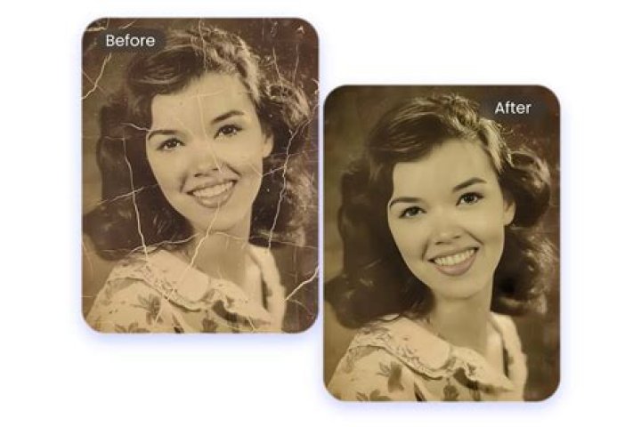 How can I fix old damaged photos online?