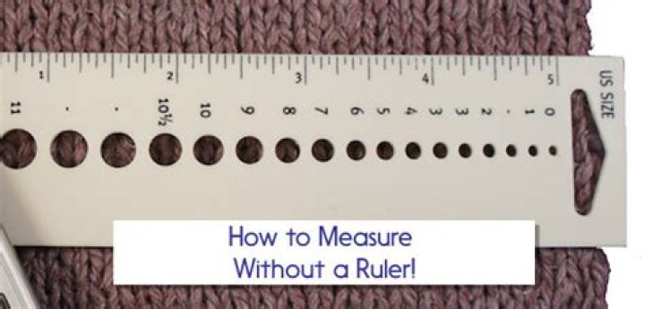 How can I measure 6 inches without a ruler?