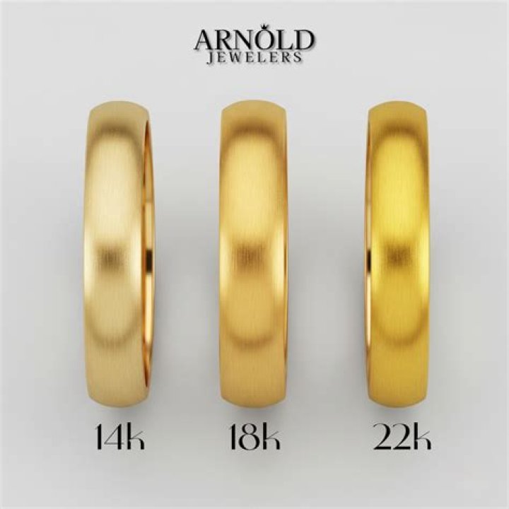 How can you tell the difference between 18K and 24K gold?