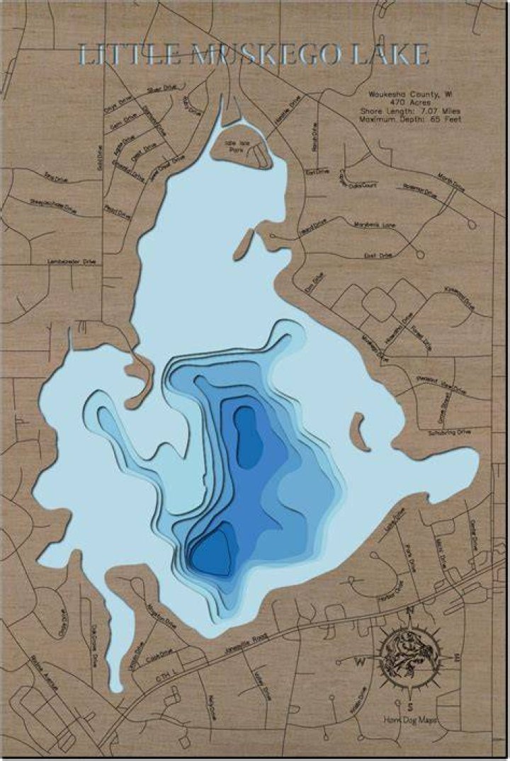 How deep is little Muskego?