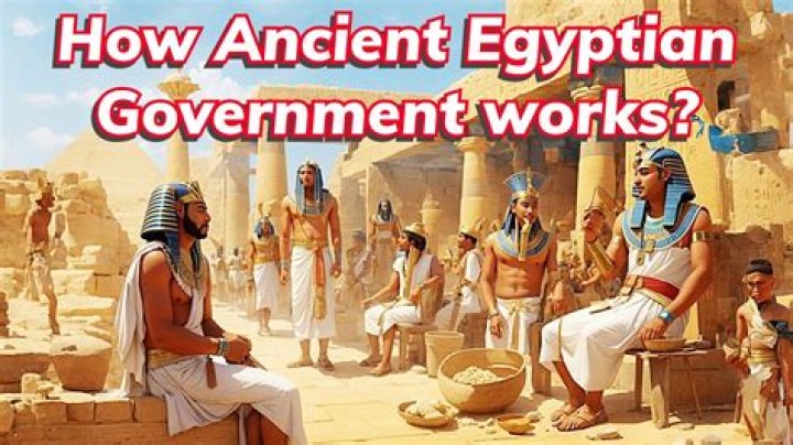 How did the ancient Egyptian government function?