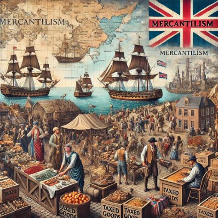 How did the mercantilism policies of England create tensions?