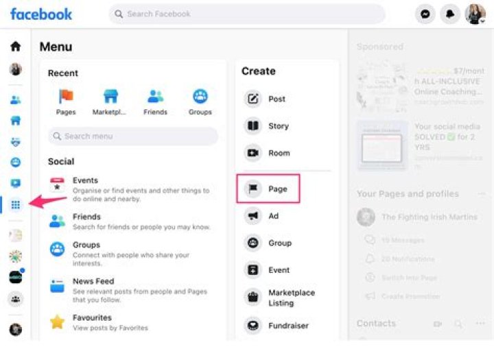 How do I refresh my page on Facebook?