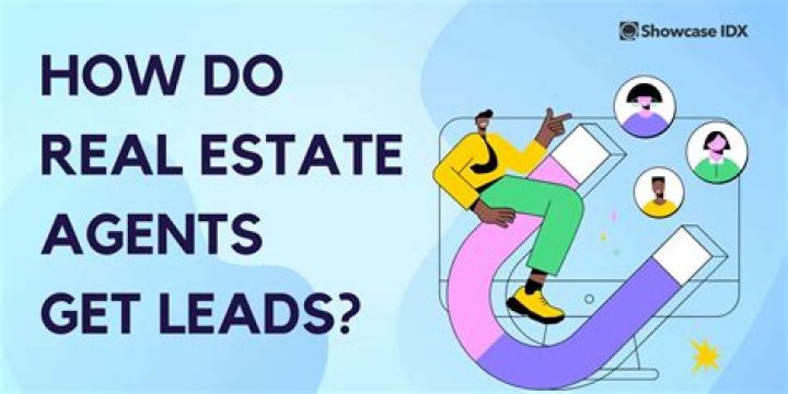 How do real estate agents get leads?