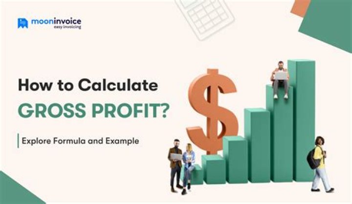 How do you calculate gross profit on a profit and loss account?