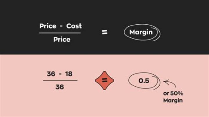 How do you calculate margin and margin?