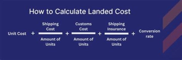 How do you calculate total landed cost?