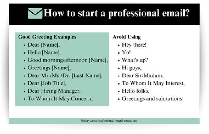 How do you communicate professionally via email?