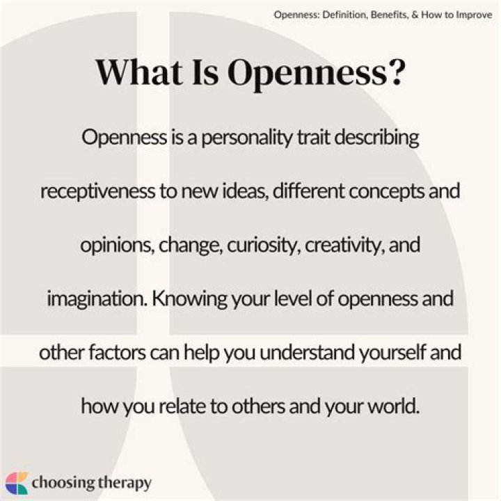 How do you define openness?