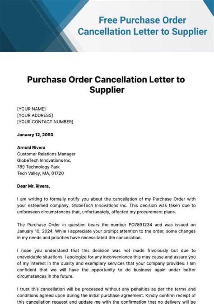 How do you politely ask to cancel an order?