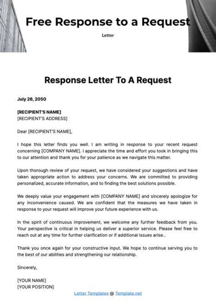 How do you respond to a request?