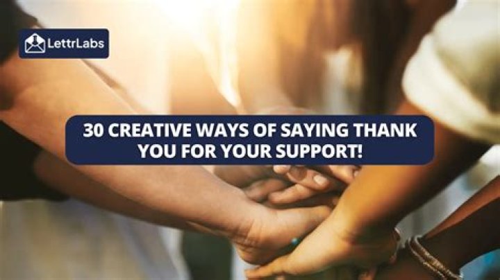 How do you thank someone for studying?