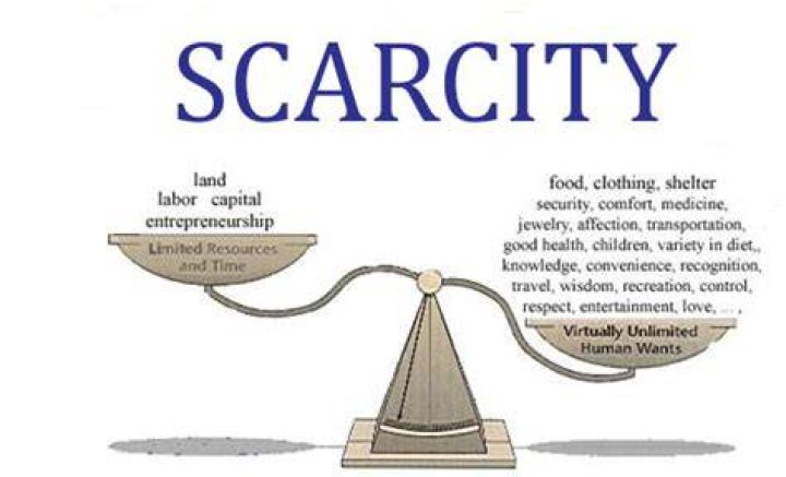 How does scarcity affect entrepreneurship?