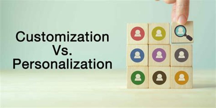 How is personalization different from customization?