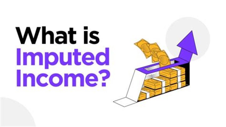 How is the amount of imputed income determined?