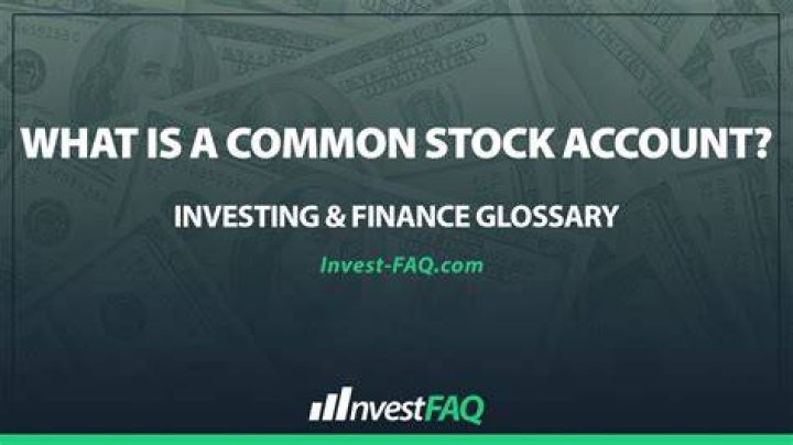 How is the common stock account increased?