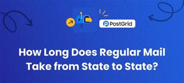 How long does mail take from Florida to Florida?