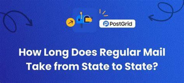 How long does mail take from MD to de?