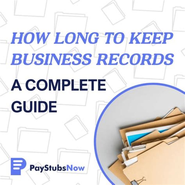 How long should you keep records after someone dies?