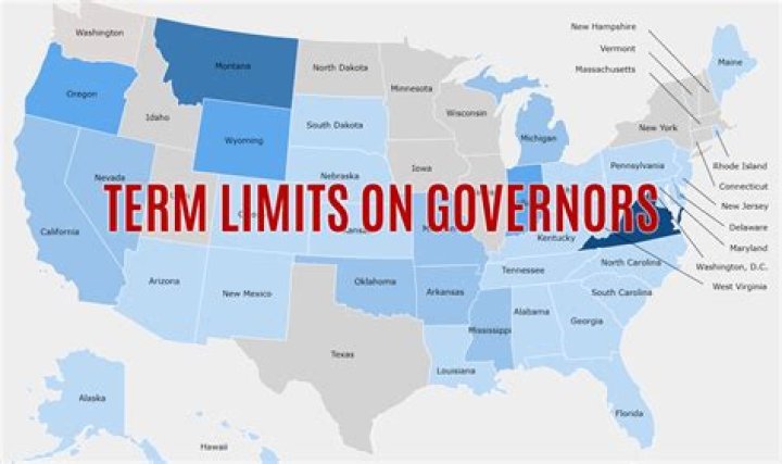 How many states have term limits for governor?