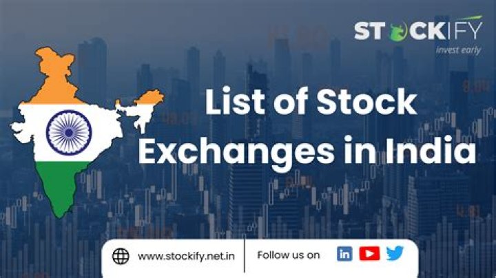 How many stock exchanges are there in India in 2021?