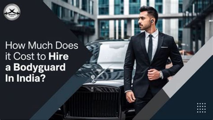 How much does a bodyguard cost in NYC?