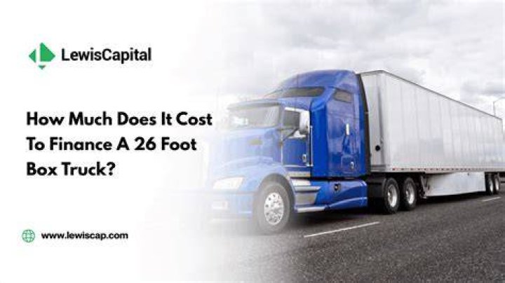 How much does a box truck lease cost?