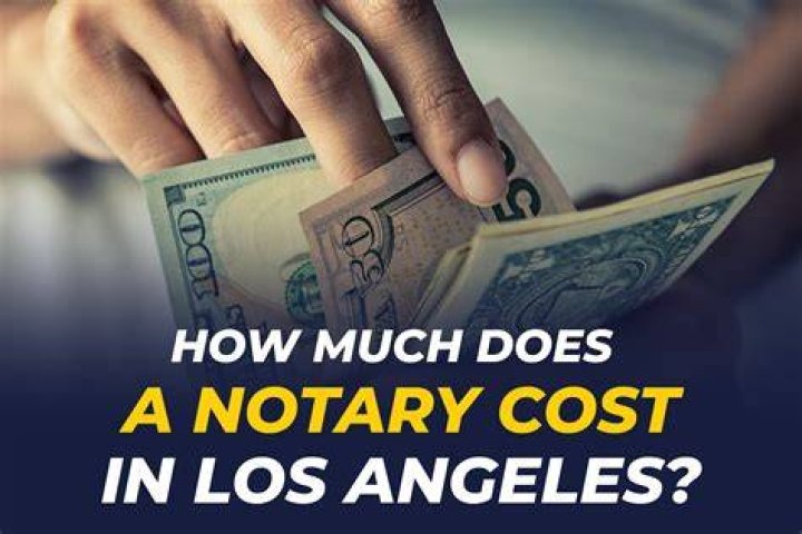 How much does a mobile notary charge in California?