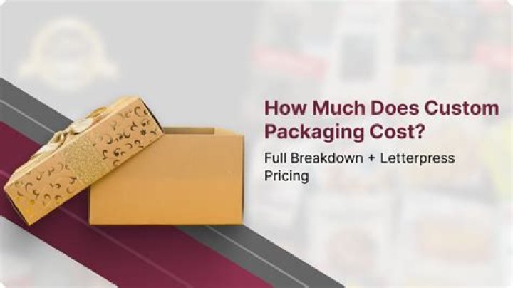 How much does custom product packaging cost?