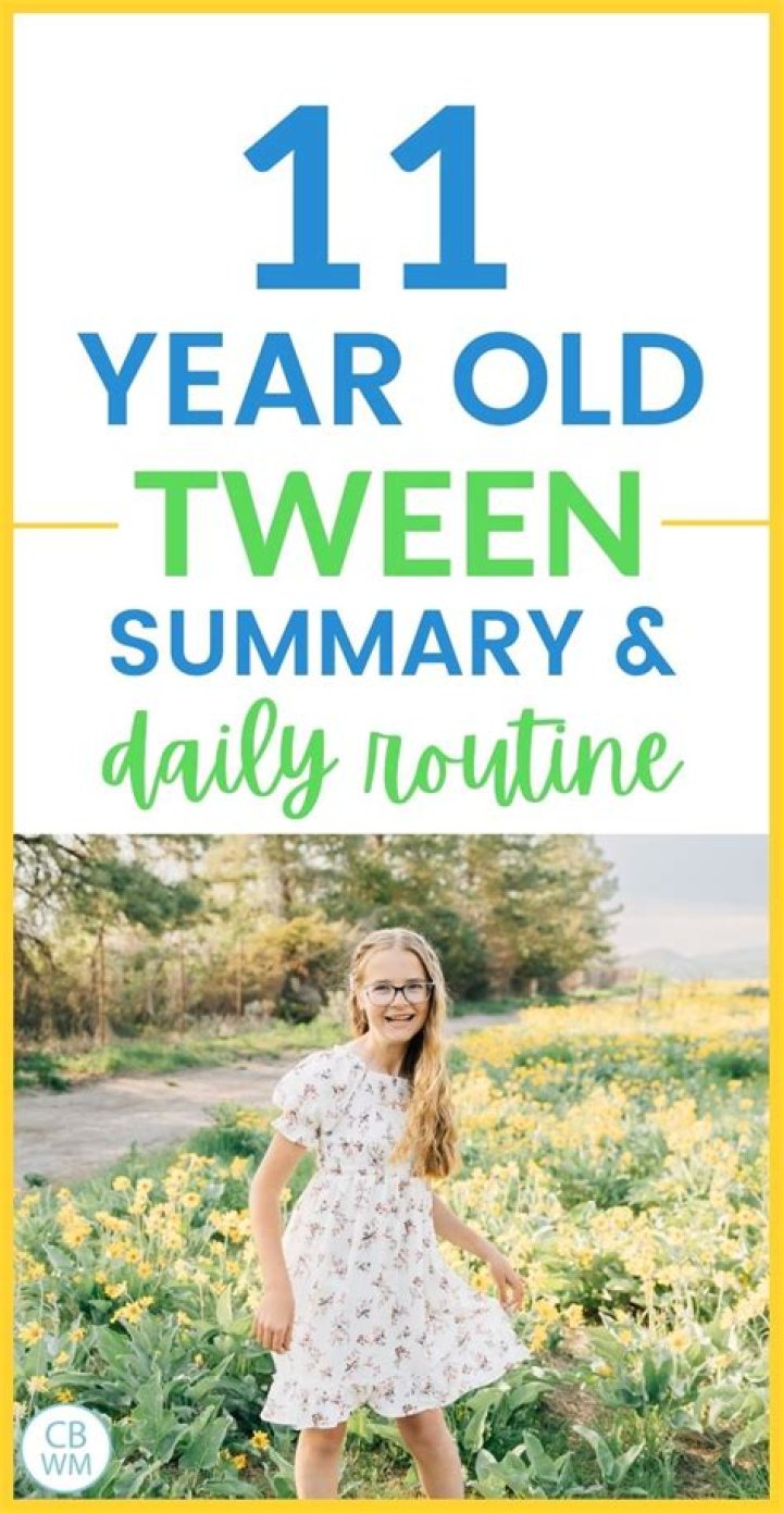 Is 11 year old a tween?