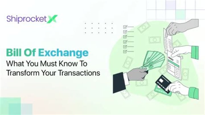 Is cash a bill of exchange?