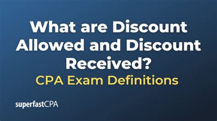 Is discount allowed an operating expense?