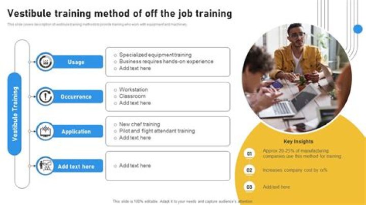 Is vestibule training better than on the job training?