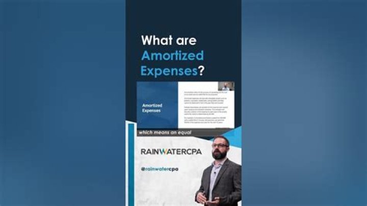What are amortized expenses?