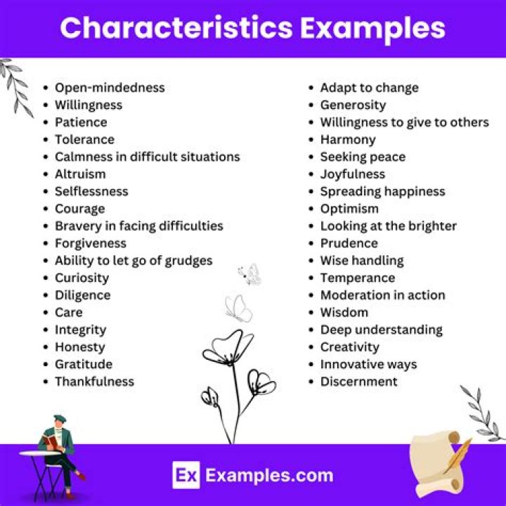 What are characteristics of a line?