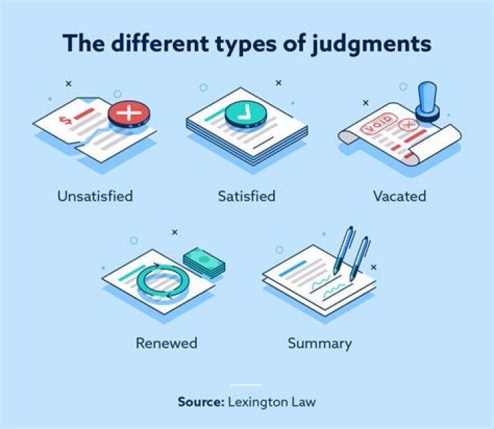 What are examples of civil Judgements?