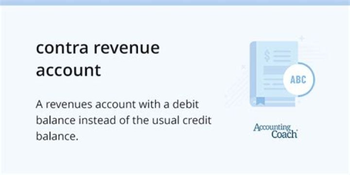 What are examples of contra revenue accounts?