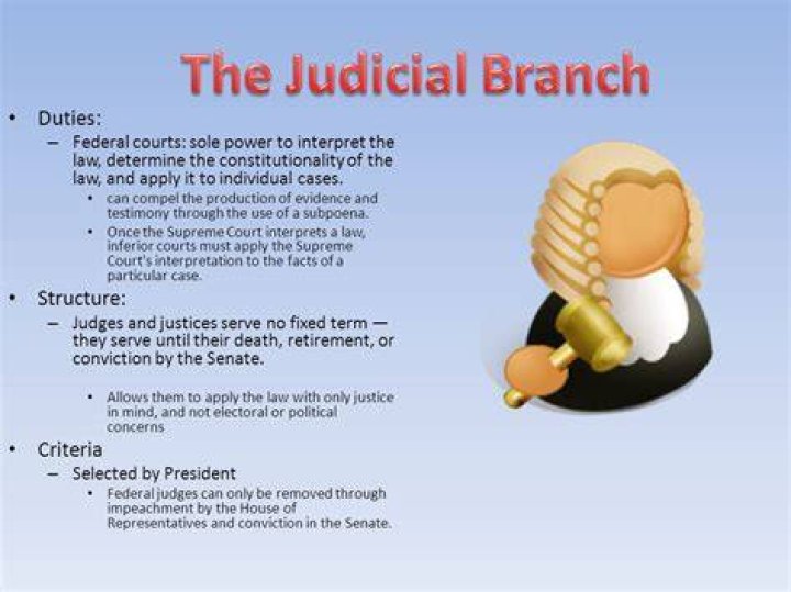 What are the 3 main duties of the judicial branch?