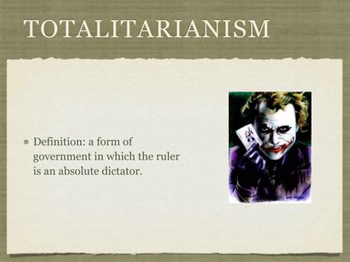 What are the 5 characteristics of totalitarianism?