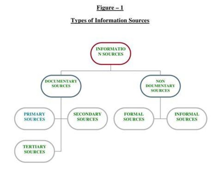 What are the 5 sources of information?